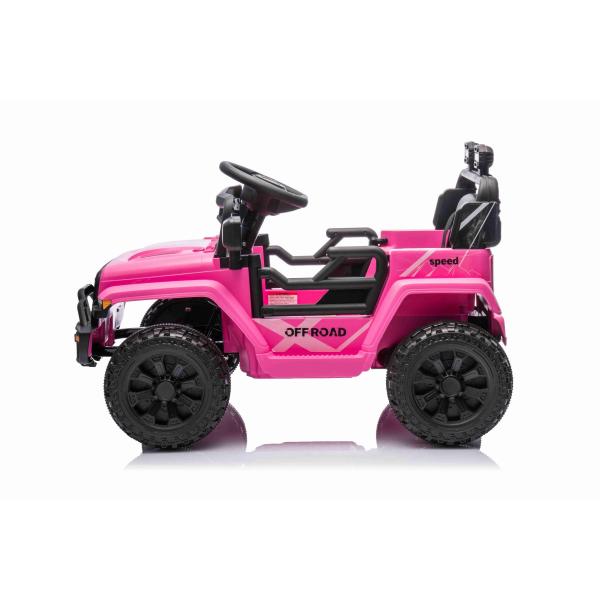 Elektrické autíčko OFFROAD NEW s pohonem zadních kol, růžové, Lithiová baterie (obrázek 4)