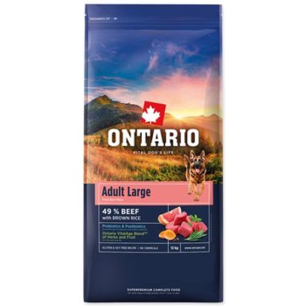 Krmivo Ontario Adult Large Beef & Brown Rice 12kg (obrázek 4)