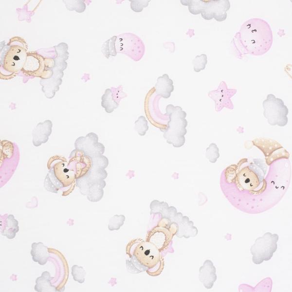 Dětská pěnová matrace New Baby STANDARD 120x60x6 cm koala růžová