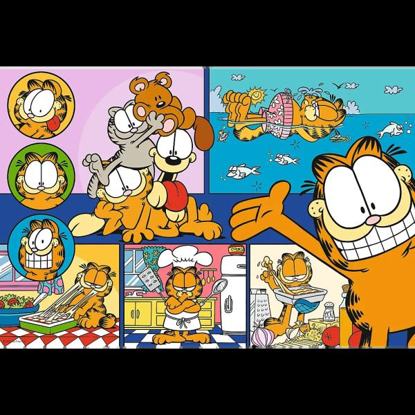 Trefl Puzzle 100 Líný Garfield