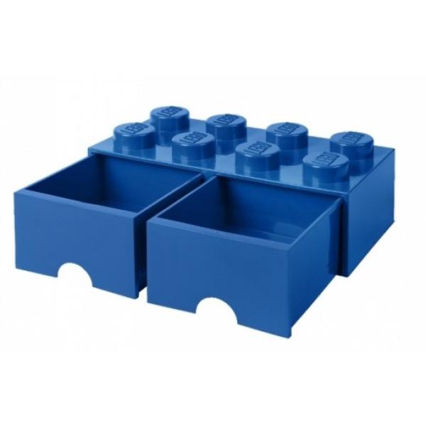 LEGO® úložný box 8 - se zásuvkami modrá 250 x 500 x 180 mm (obrázek 3)