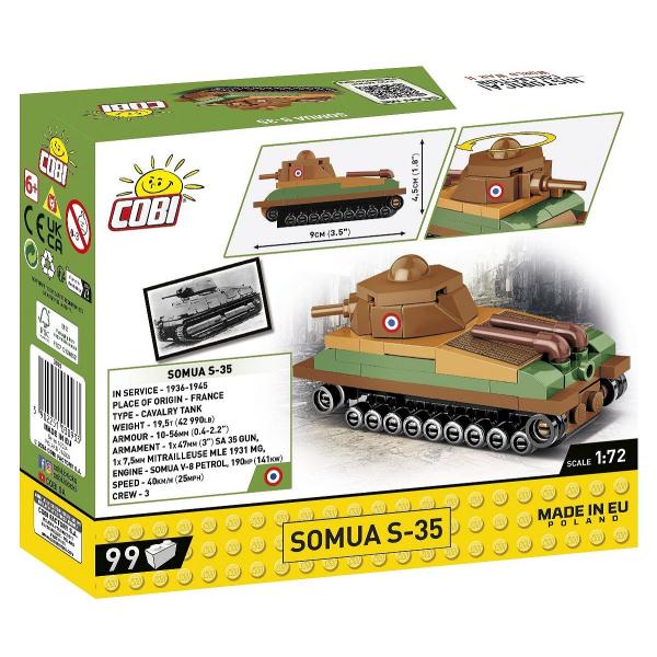 Cobi Somua S-35, 1:72, 99k