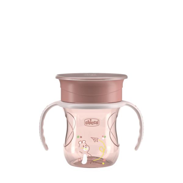 Chicco Hrnček 360 Perfect X s držadlami pink, 12m+