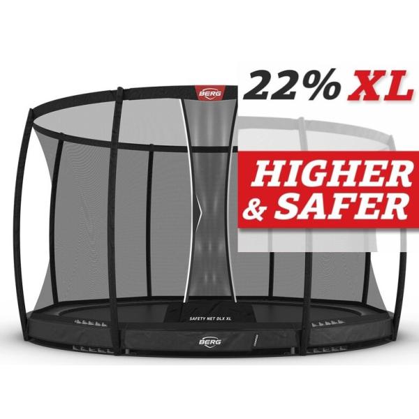 BERG Inground Champion 430 Grey + ochranná sieť Deluxe DLX XL