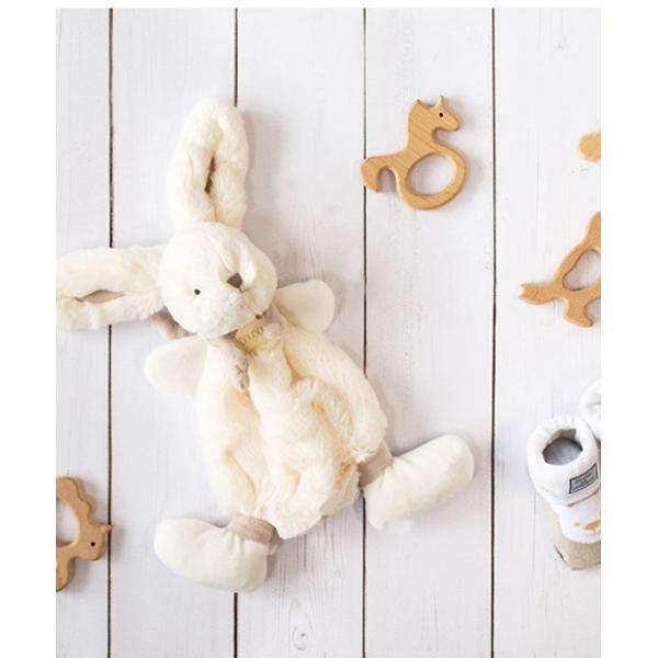 Doudou Plyšový zajíček krémový 26 cm (obrázek 4)