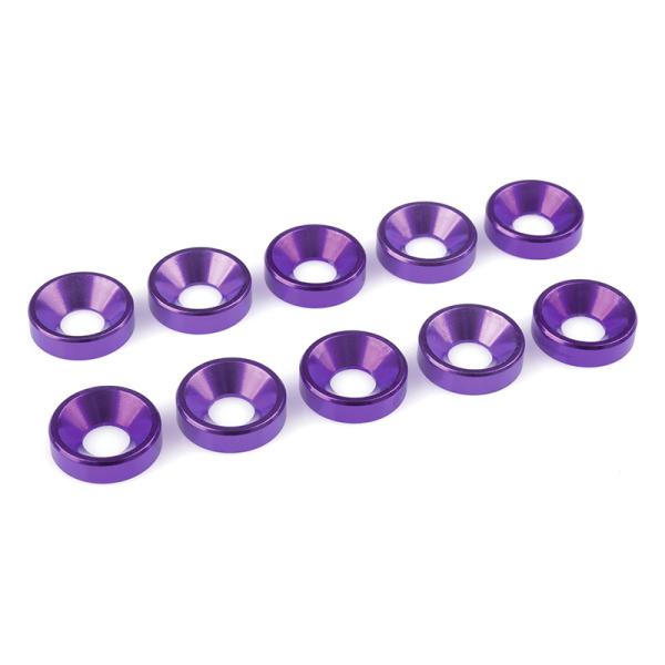 Rondella vite M5 alluminio viola (10)