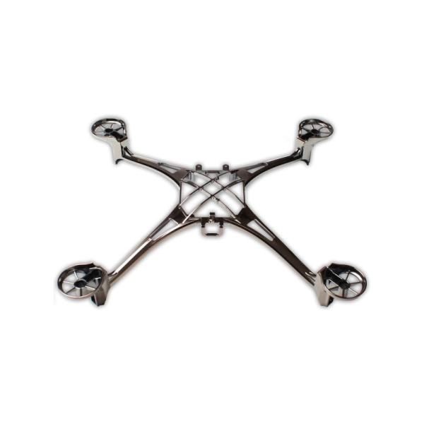 Traxxas Hauptchassis Schwarz Verchromt: Latrax Alias-image