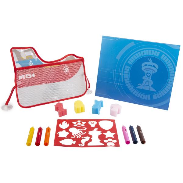 Paw Patrol sada pastelek do vany se šablonami