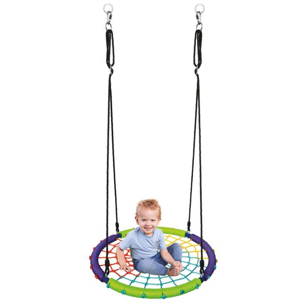 Bino Dětská houpací kruhová rohož, barevná
