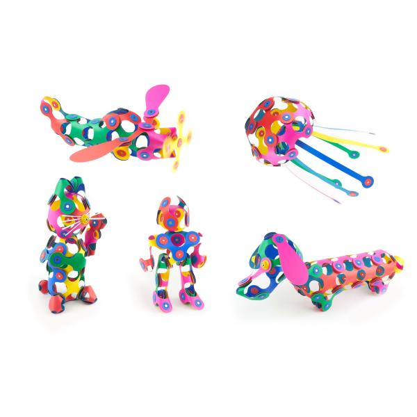 CLIXO Super Rainbow - magnetická stavebnice 60 kusů (obrázek 6)