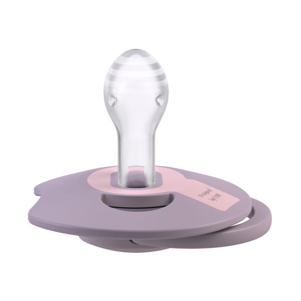 LOVI Dudlík silikonový dynamický Prime 18m+ 2ks Baby Lilac/Violet (obrázek 3)