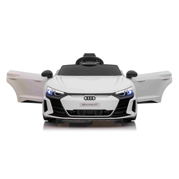 Elektrické autíčko Audi RS E-tron GT 12V, bílé, široké jednomístné sedadlo, 2,4 GHz dálk. (obrázek 10)