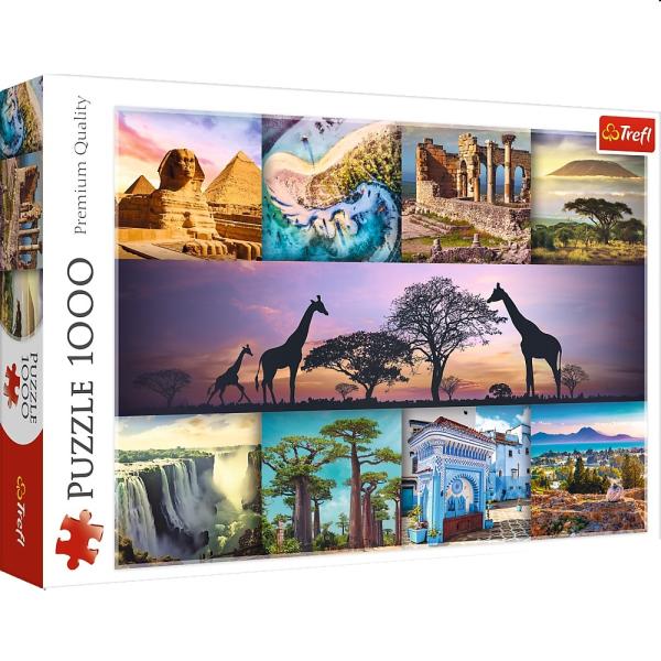 Trefl Puzzle 1000 - Koláž - Afrika