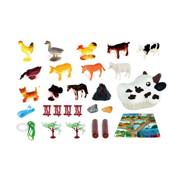 Batoh se zvířátky farma 27x17x19 cm