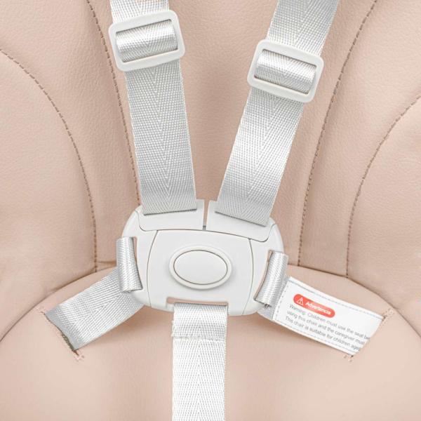 Jídelní židle Baby Mix Nora dusty pink (obrázek 3)
