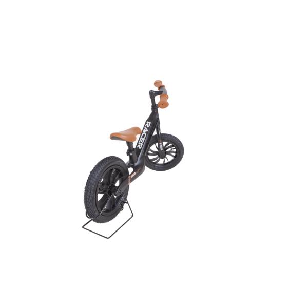QPLAY Odrážadlo Racer air (Titanium) Čierna/ Hnedá, vek 3 - 6 rokov, do 30 kg (obrázek 5)