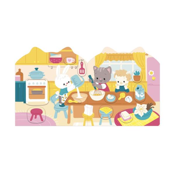 Janod Stickers Samolepky Dům 7 předloh (obrázek 9)