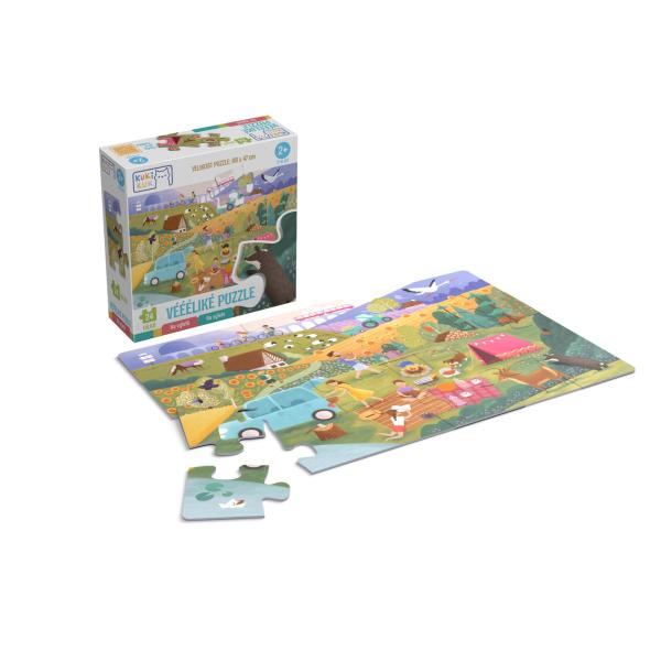 KukiKuk 80052 Velké puzzle Na výletě