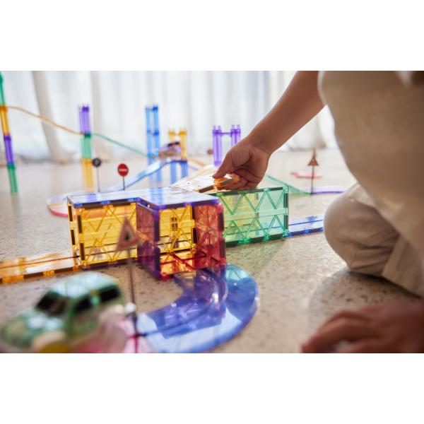 Cleverclixx Magnetická závodní dráha Pastel – 80 ks (obrázek 9)