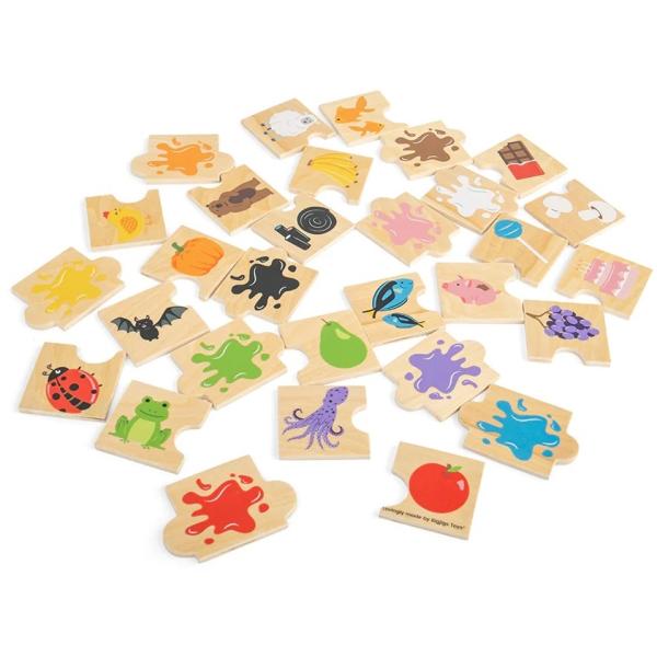 Bigjigs Toys Didaktické puzzle Barvy (obrázek 4)