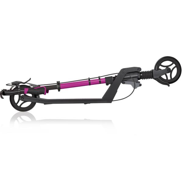 Globber Koloběžka One K 165 BR Ruby s předním tlumičem a brzdou, nosnost 100kg