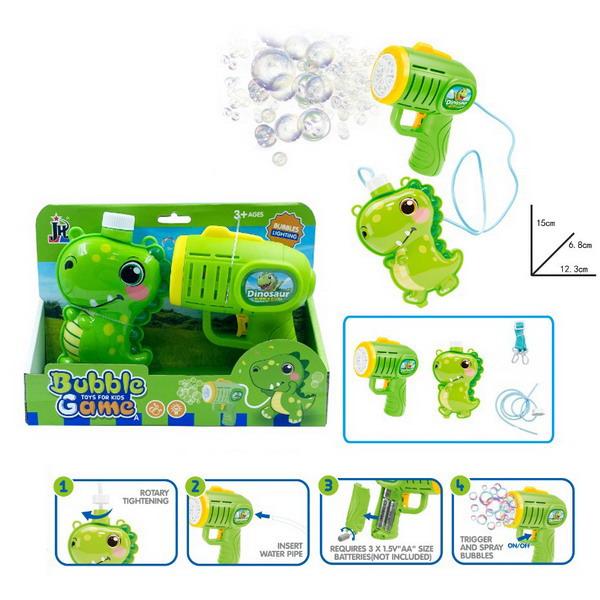 Bublifuk pistole s externí nádržkou dinosaurus 280 ml 15 cm (obrázek 3)