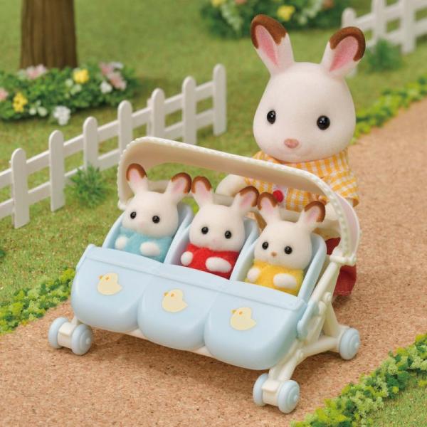Sylvanian Families Kočárek pro trojčata (obrázek 4)