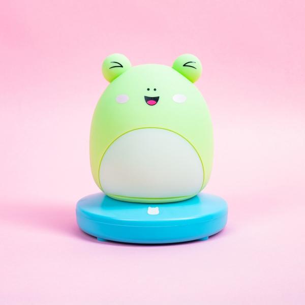 Squishmallows FIZZ Dekorativní osvětlení – Žába Wendy