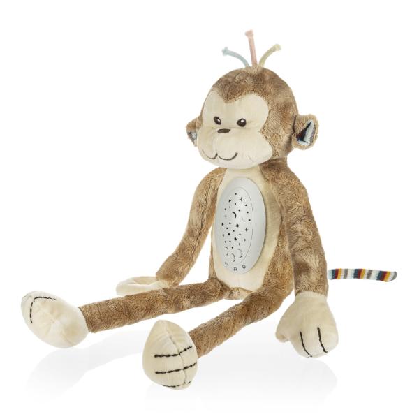 Plyšový detský spáč s projektorom a melódiami, Monkey