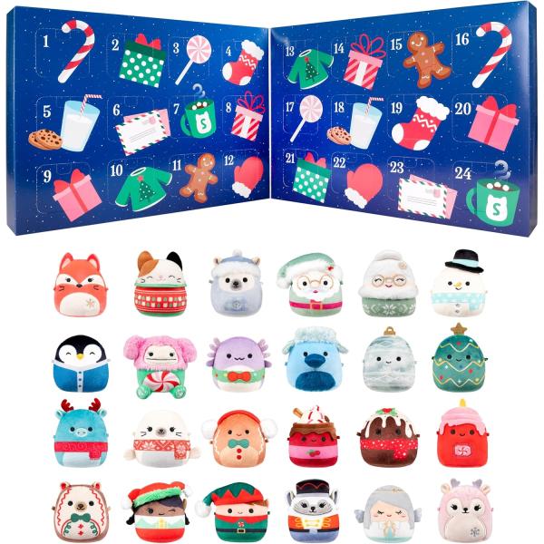 Squishmallows Micromallows 24-dňový plyšový adventný kalendár