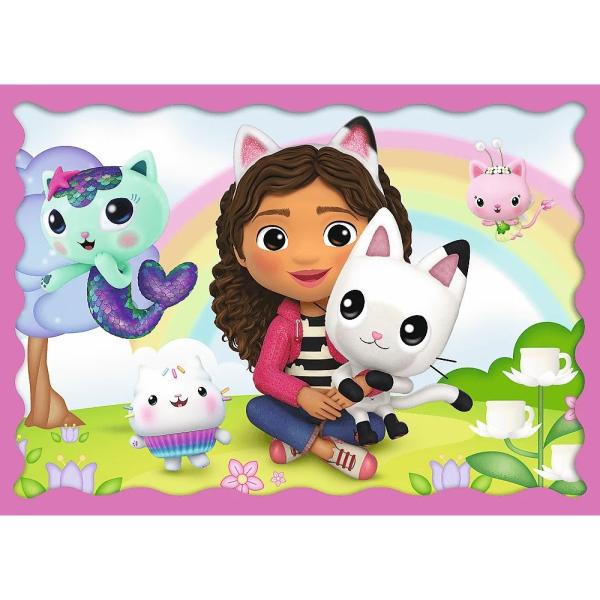 Trefl Puzzle 4v1 - Gabbyina dobrodružství / Universal Gabby´s Dollhouse (obrázek 3)