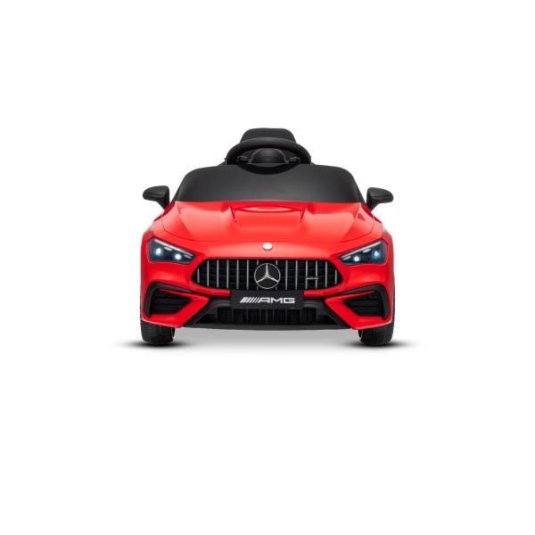 Elektrické autíčko Mercedes CLE 12V s pohonem zadních kol, červené, Jednomístné, Lítio