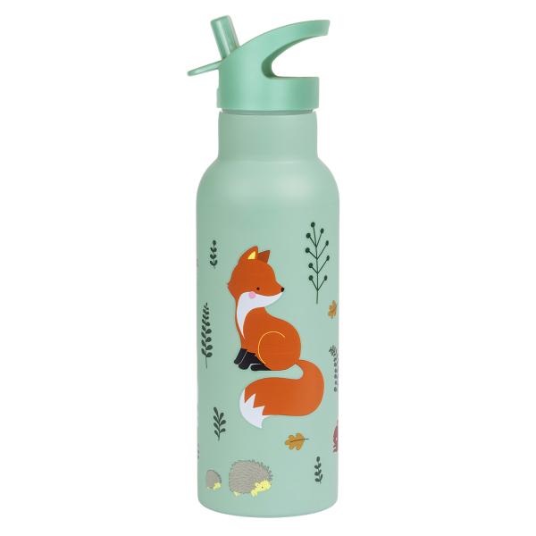 A Little Lovely Company - nerezová láhev na pití, 500 ml - kamarádi z lesa (obrázek 3)