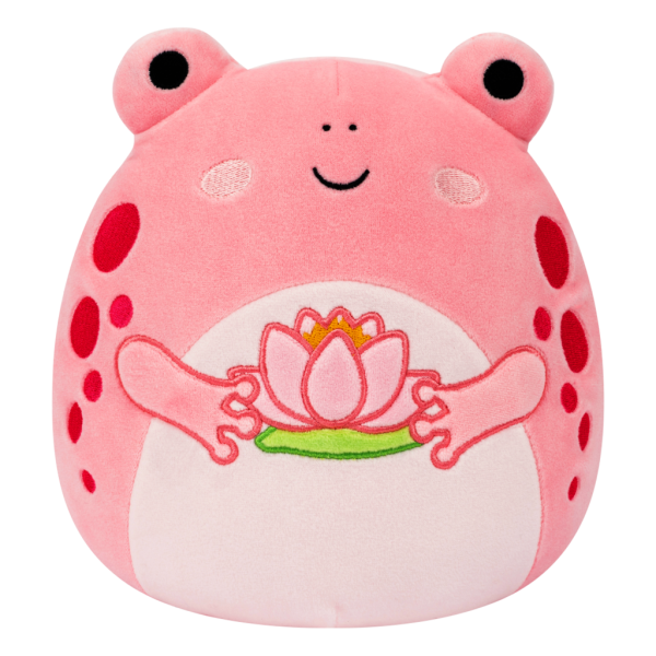 SQUISHMALLOWS Rana rosa con lirio - Lonina