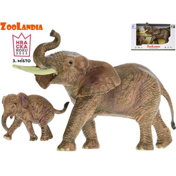 Zoolandia slon s mládětem