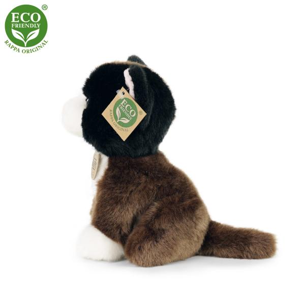 Plyšová kočka sedící 18 cm ECO-FRIENDLY (obrázek 3)