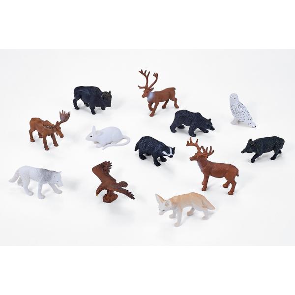 Moje Mini Svět lesních zvířat 12 ks