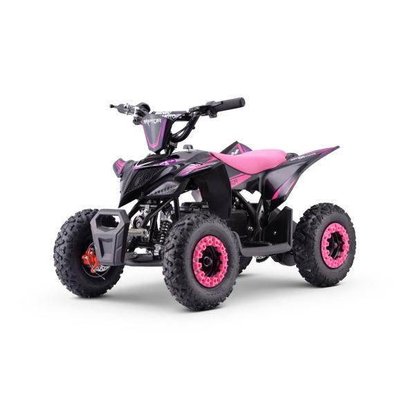 Elektrická štvorkolka pre deti Beneo Motors Raptor ružová - 800W