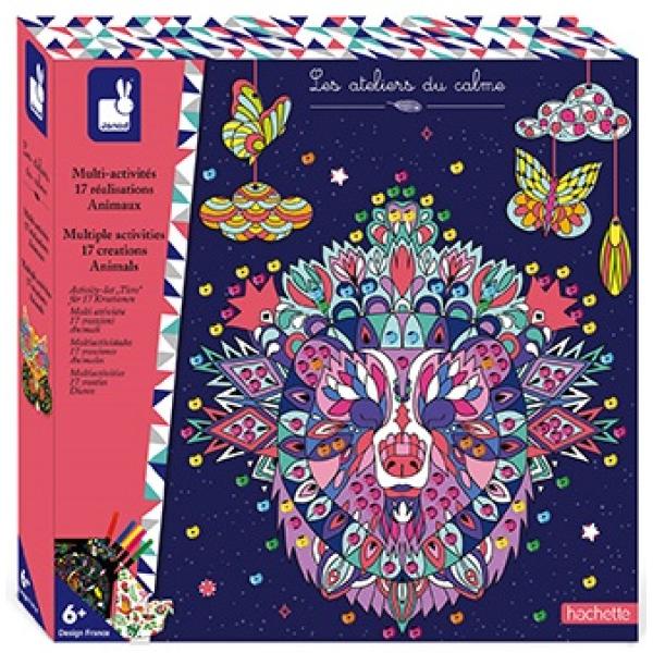 Janod Atelier XXL set con molte attività Animali Maxi 6+