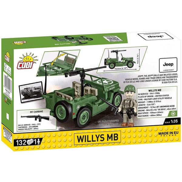 Cobi Willys MB & M2 dělo, 1:35, 150 k, 1 f (obrázek 3)