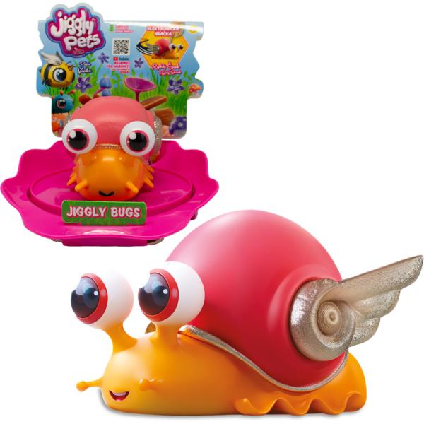 JIGGLY BUGS Slimák oranžový