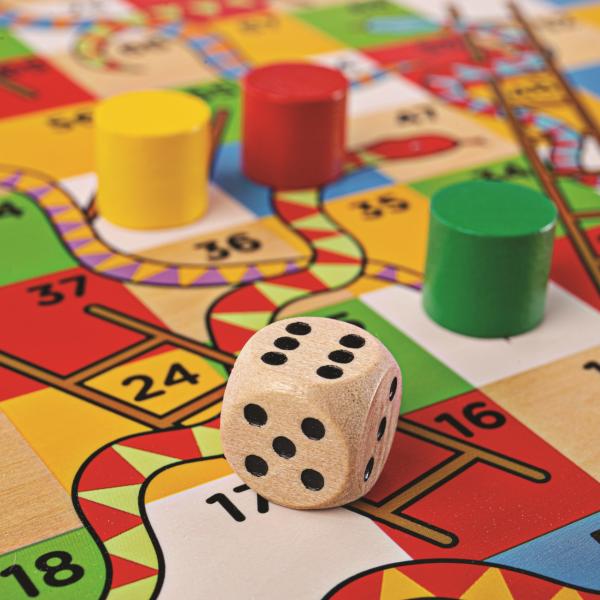 Bigjigs Toys Žebříky a hadi 2 (obrázek 4)