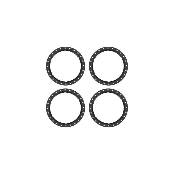 Traxxas kroužek Beadlock hliníkový černý (4)