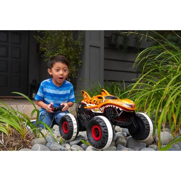 Mattel Hot Wheels R/C Monster truck 1:15 žralok tygří (obrázek 5)