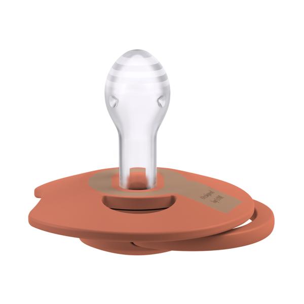 LOVI Dudlík silikonový dynamický Prime 6-18m 2ks Granola/Orange (obrázek 3)