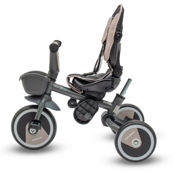 Dětská Tříkolka Baby Mix 5v1 RELAX 365° béžová (obrázek 5)