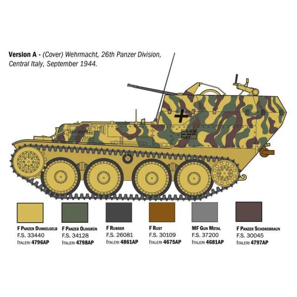Model Kit military 96461 - Sd. Kfz. 140 Flakpanzer 38 Gepard (1:35) (obrázek 4)