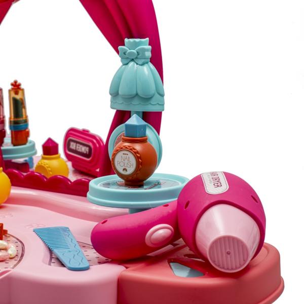 Dětský toaletní stolek s hudbou a židličkou BABY MIX (obrázek 3)