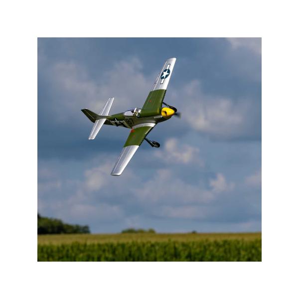 E-flite P-51D Mustang 1.0m AS3X+ SAFE Select BNF Basic