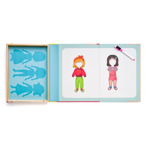 Woody Krabička s magnetickými tvary – Módní salón